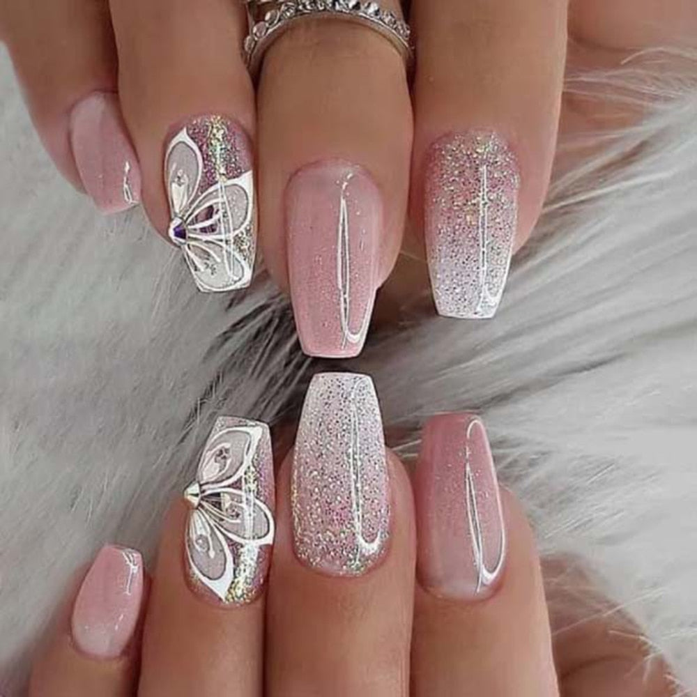 gradient color japanese nails