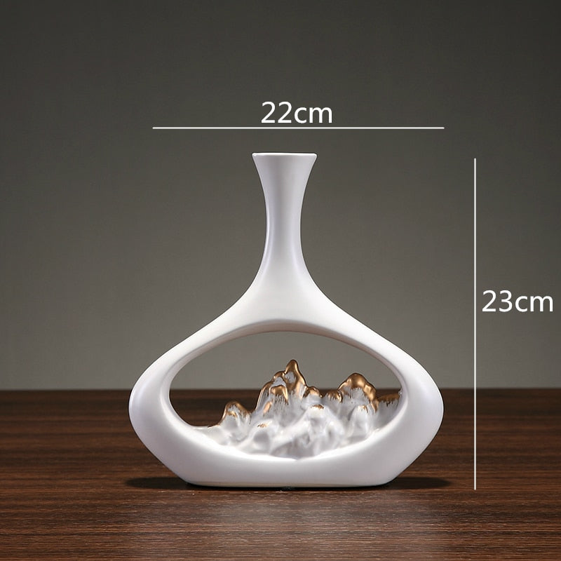 modern decorative vase size