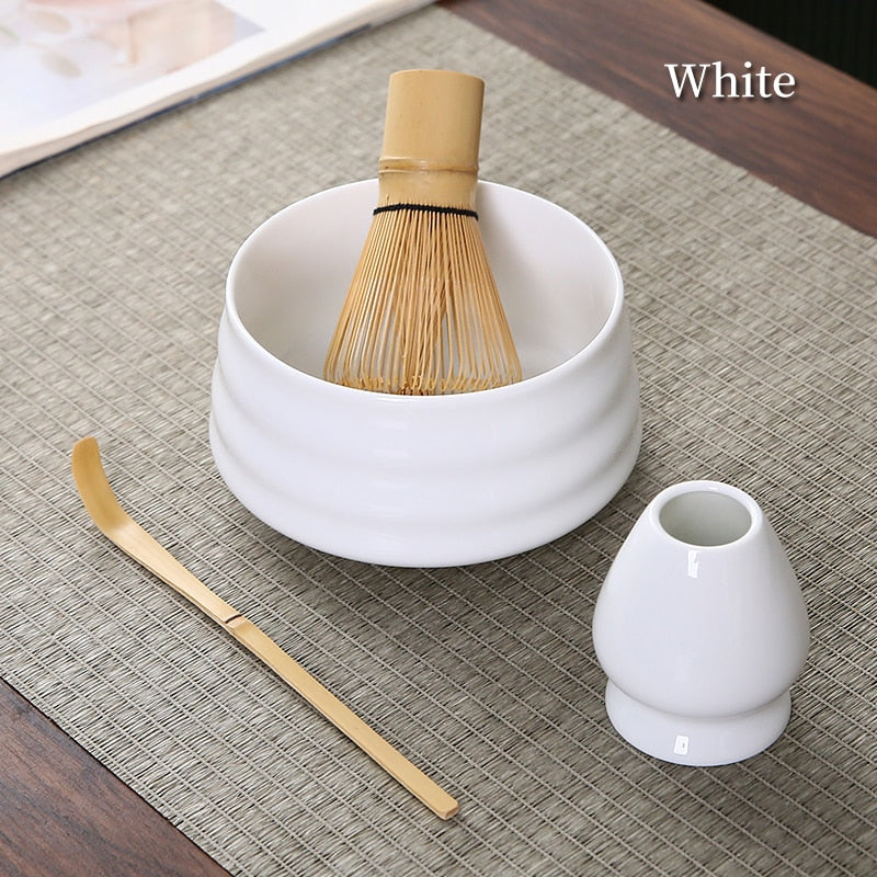 bamboo matcha tea set