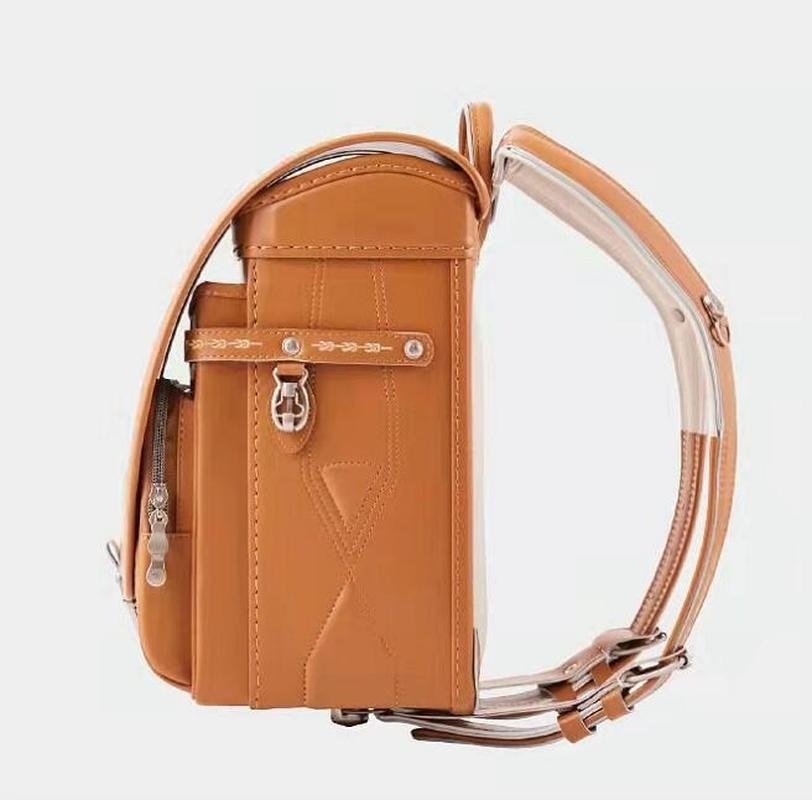 large capacity leather backpack