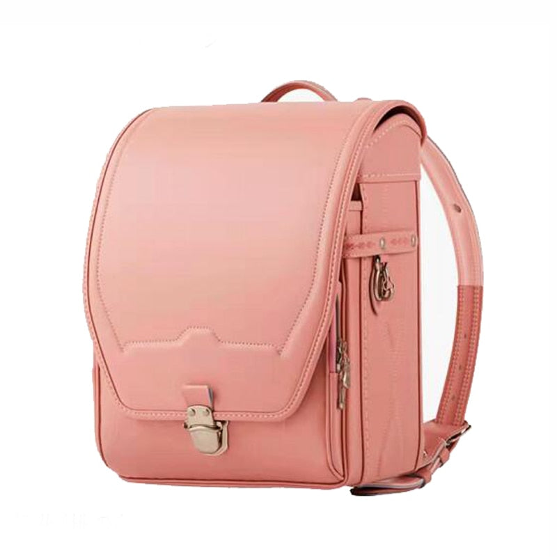 large capacity leather backpack