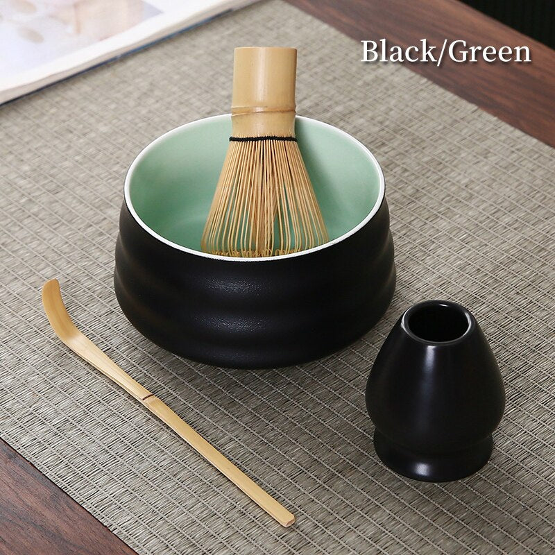 bamboo matcha tea set