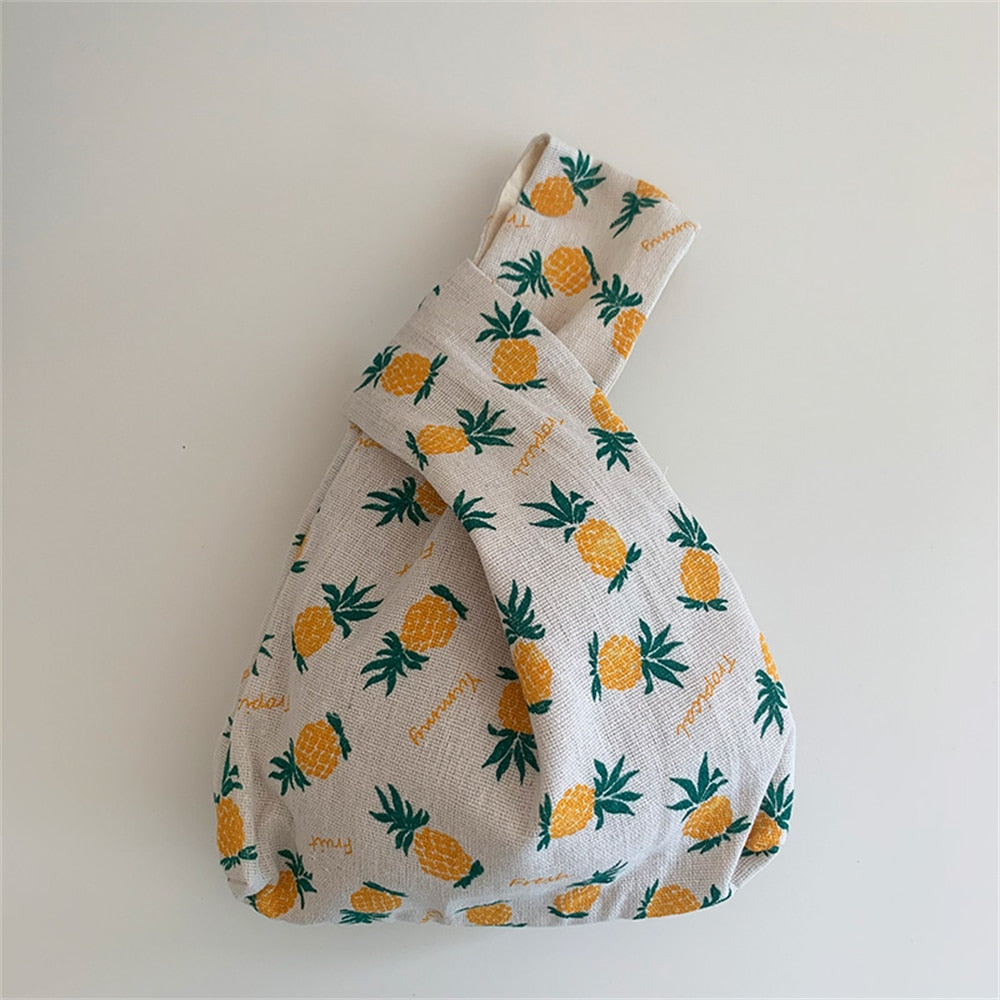 canvas sketch knot bag