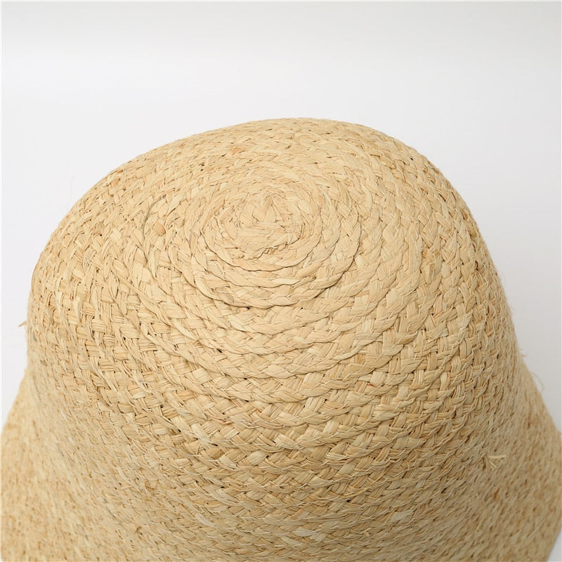 bucket straw hat