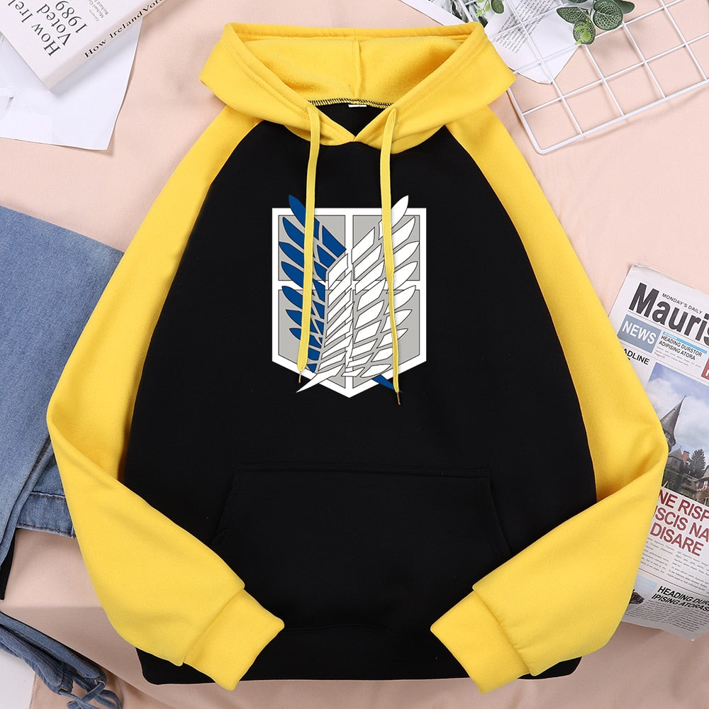 yellow titan hoodie