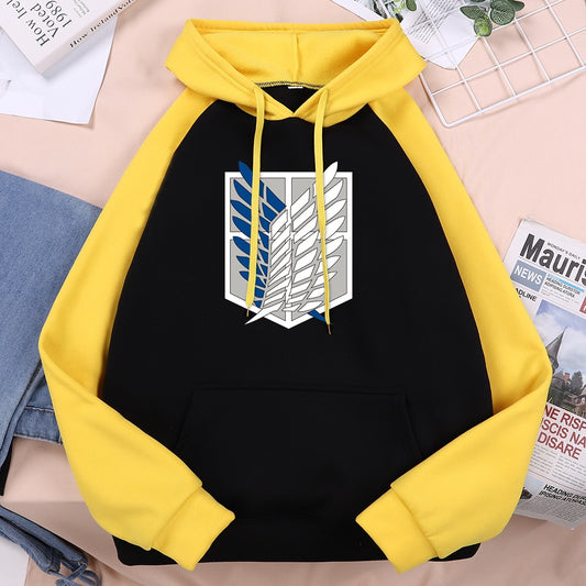 yellow titan hoodie