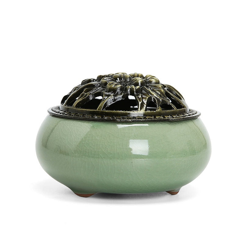 ice cracked incense burner