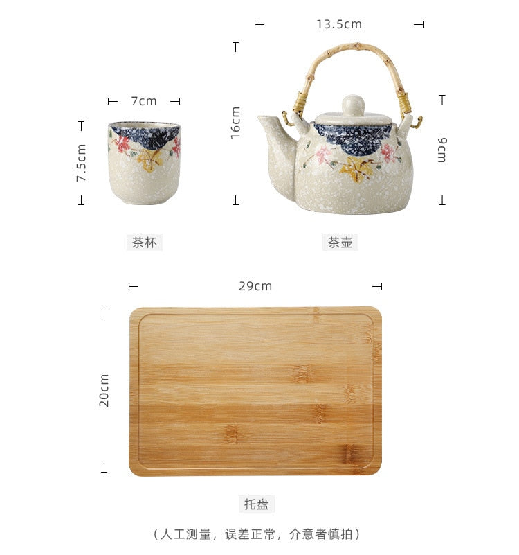 snowflake tea set