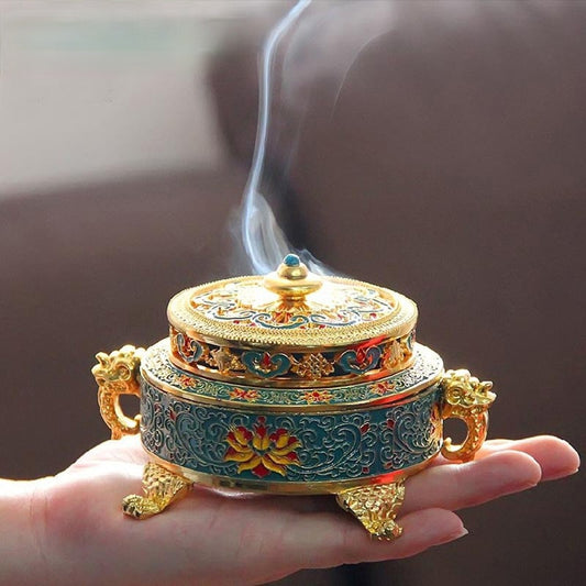 tibetan incense burner