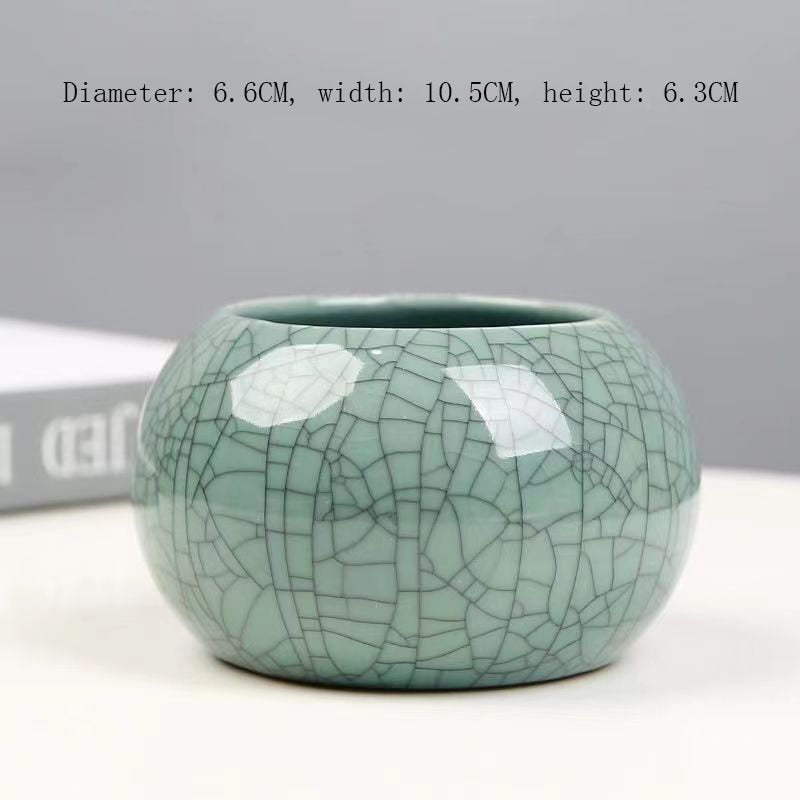 round ceramic vase size