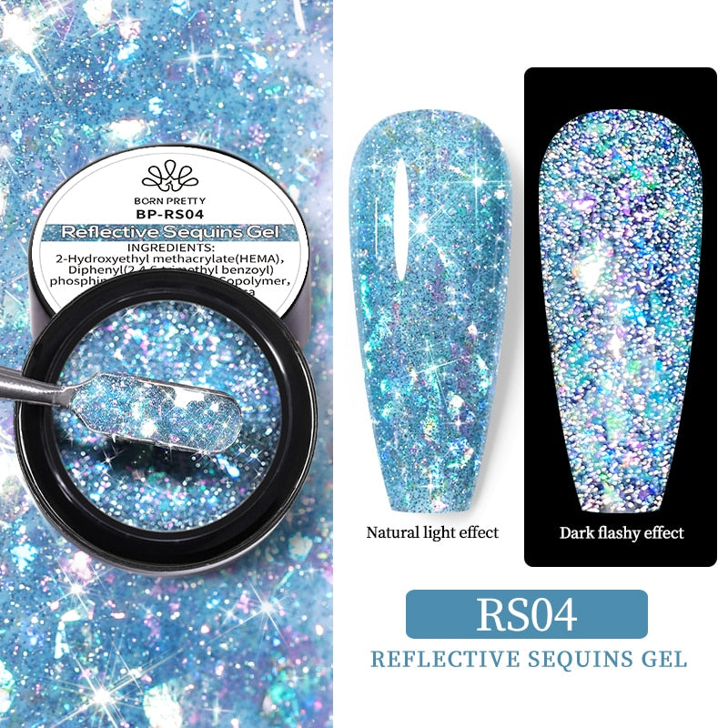 varnish glitter gel