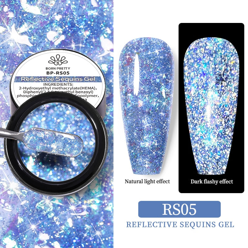 varnish glitter gel