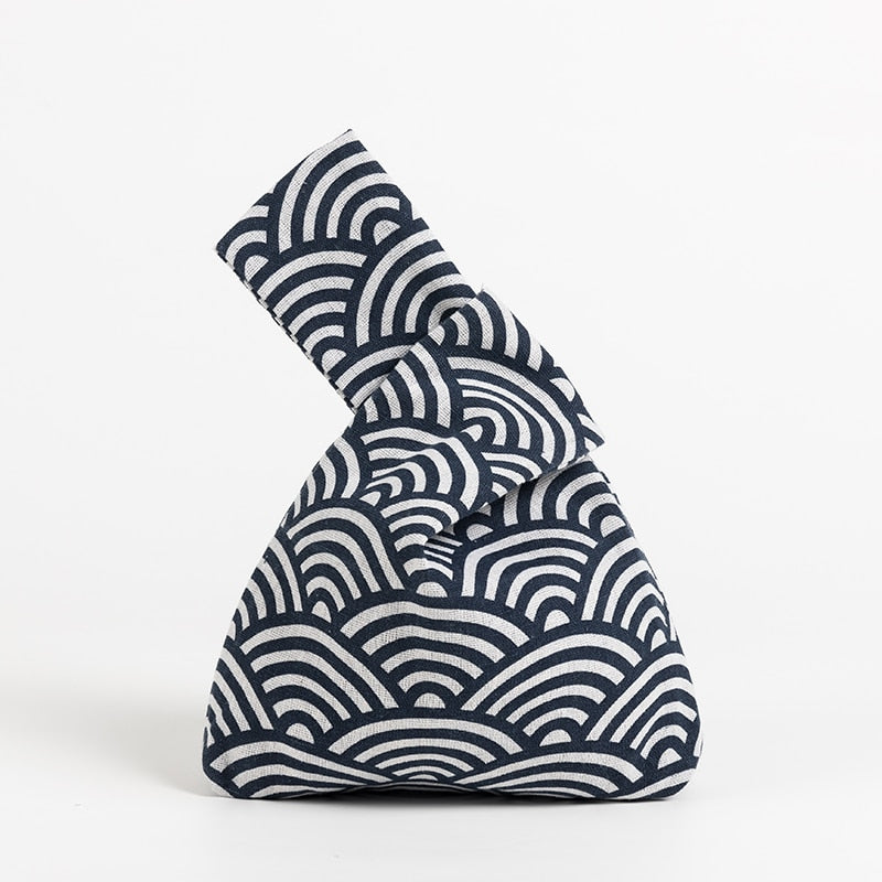 ocean wave knot bag