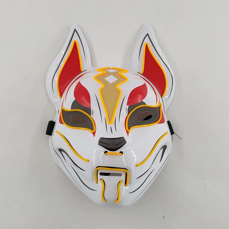 yellow led mask