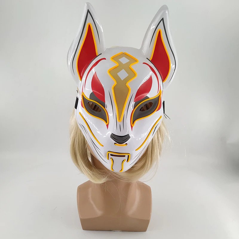 yellow led mask
