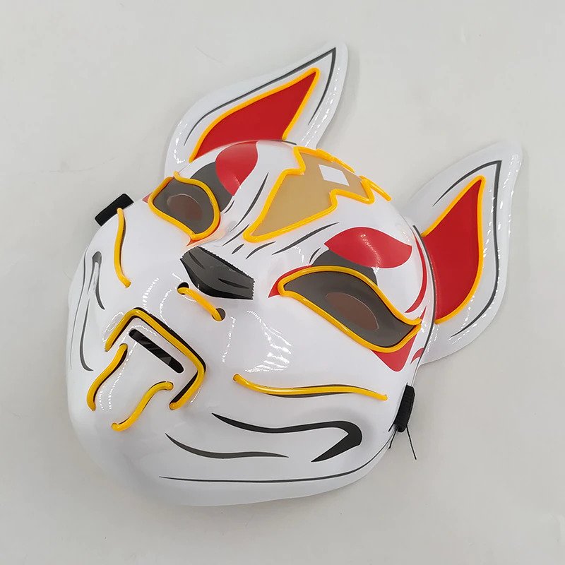 yellow led mask