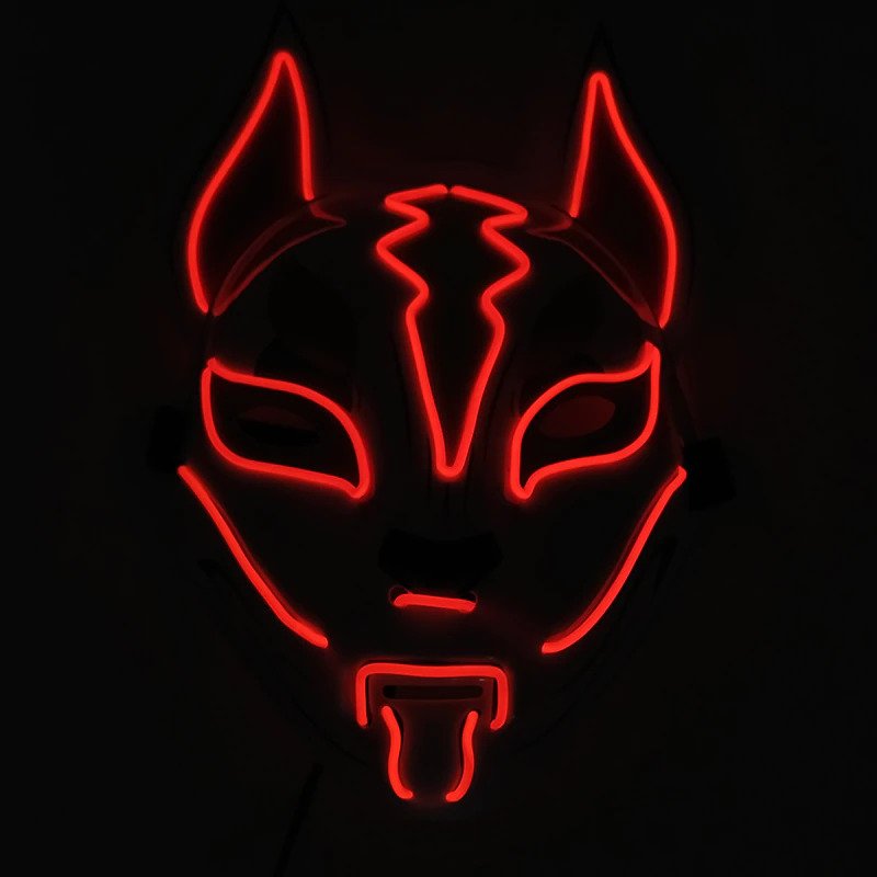 red led mask