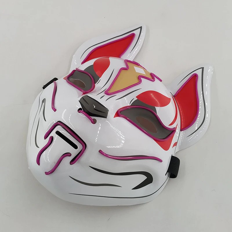 purple led mask