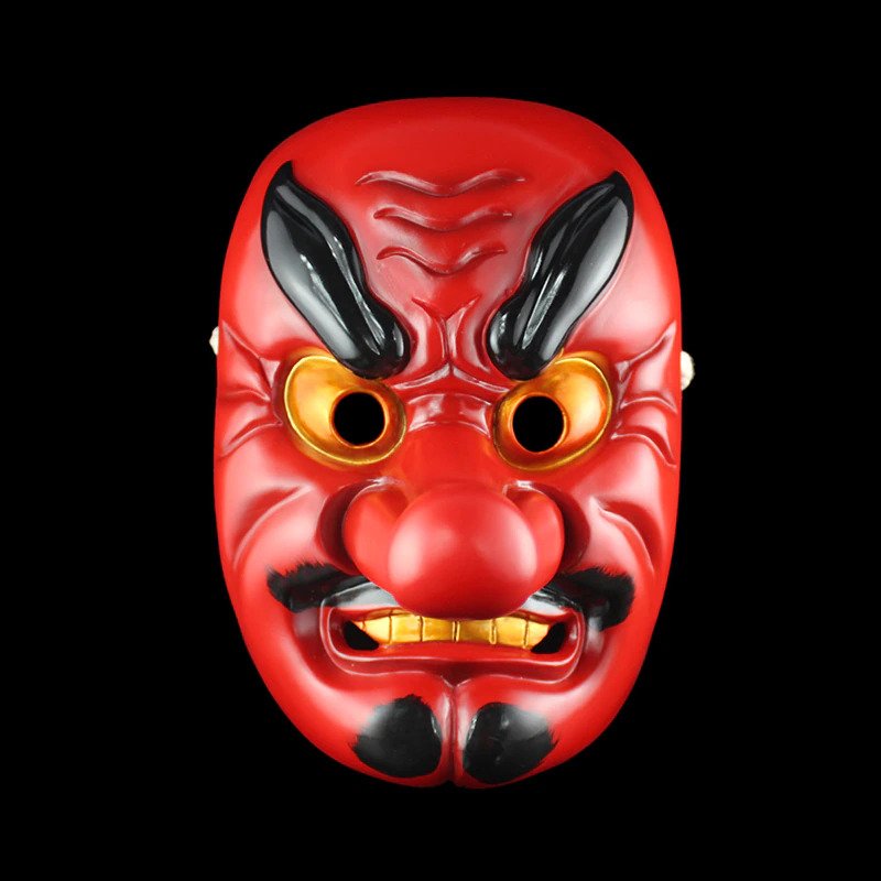 Japanese Tengu Red Mask