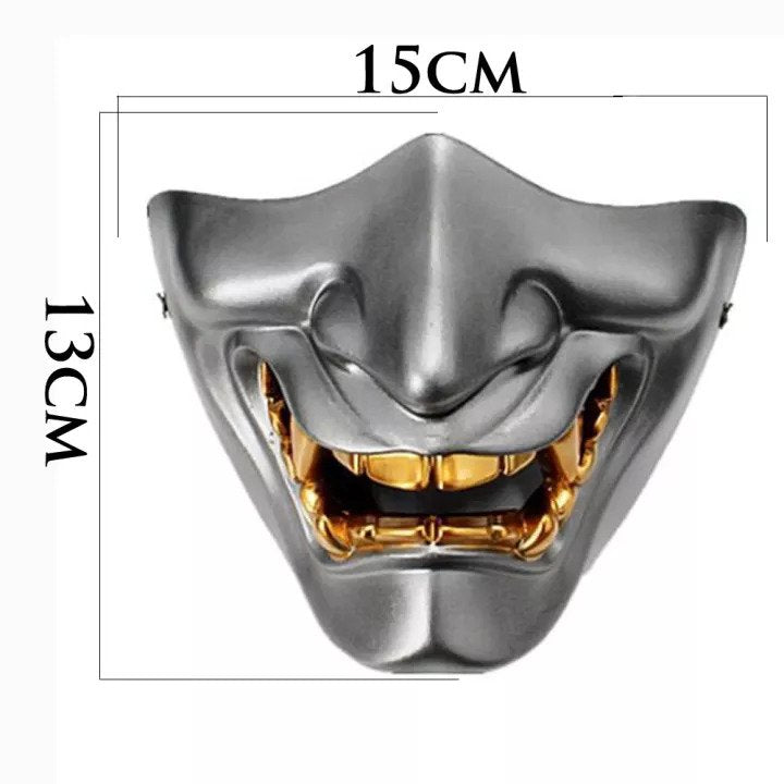 Oni Mask Silver size