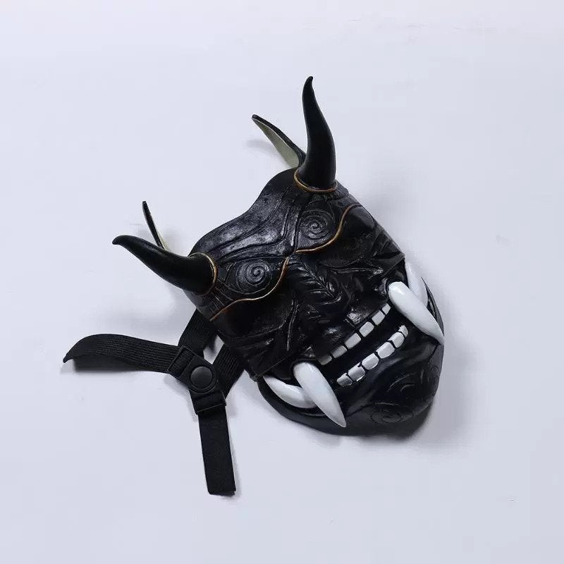 black oni mask