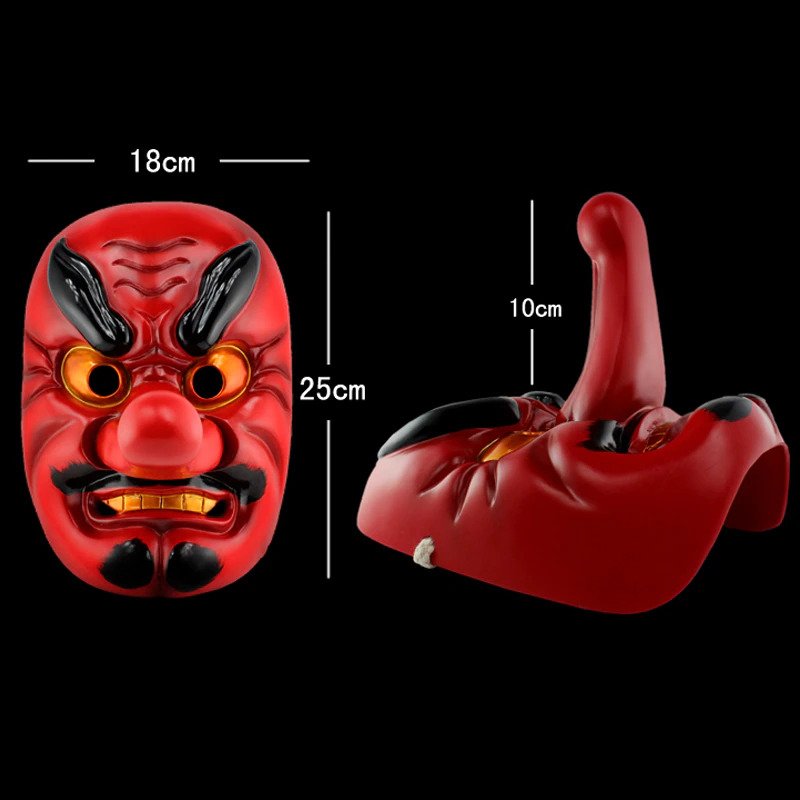 Japanese Tengu Red Mask
