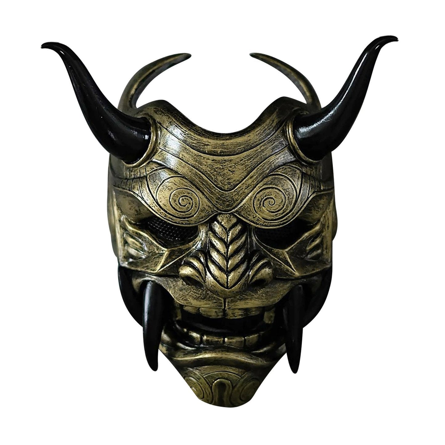 Golden Oni Mask - HQ Fiberglass