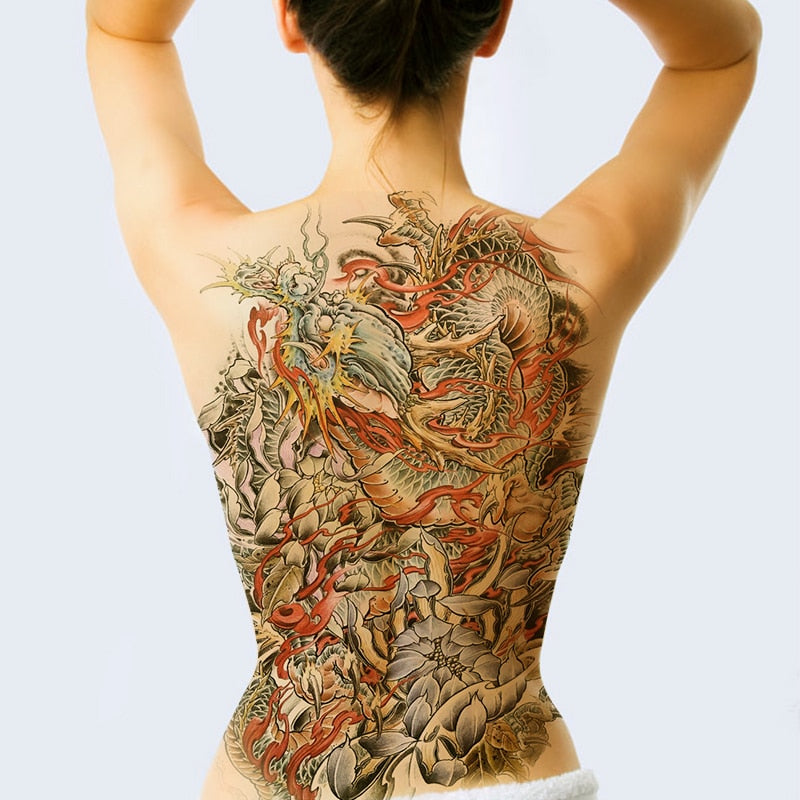 temporary dragon tattoo