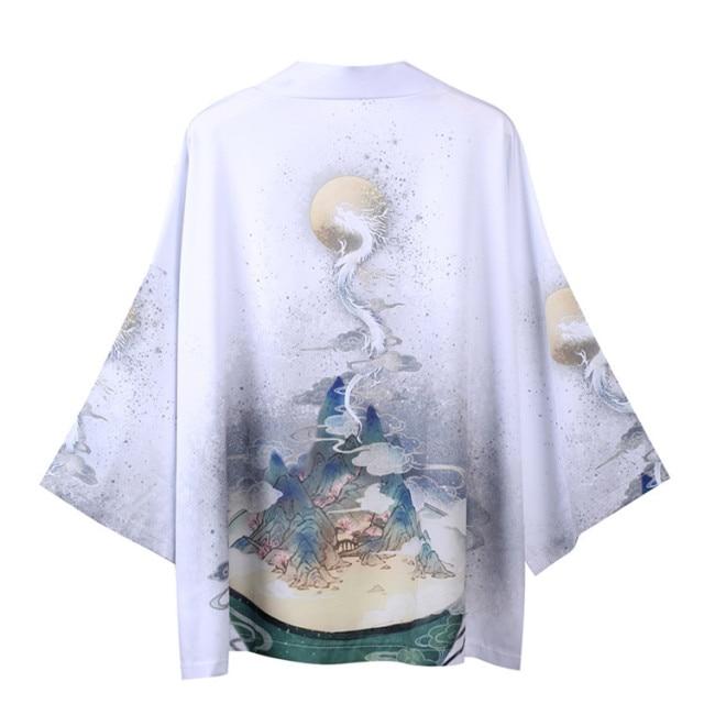 white trove haori
