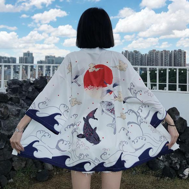 fish design haori