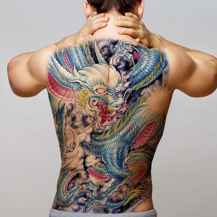 blue dragon tattoo