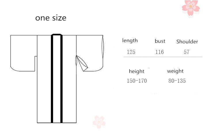 long kimono size