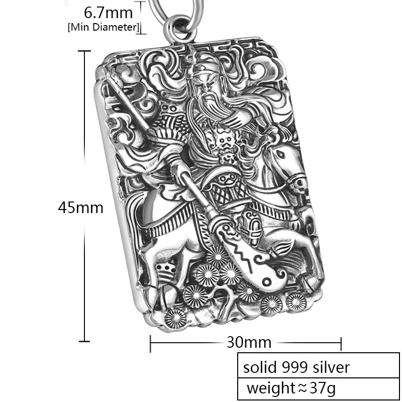 vintage pendant size