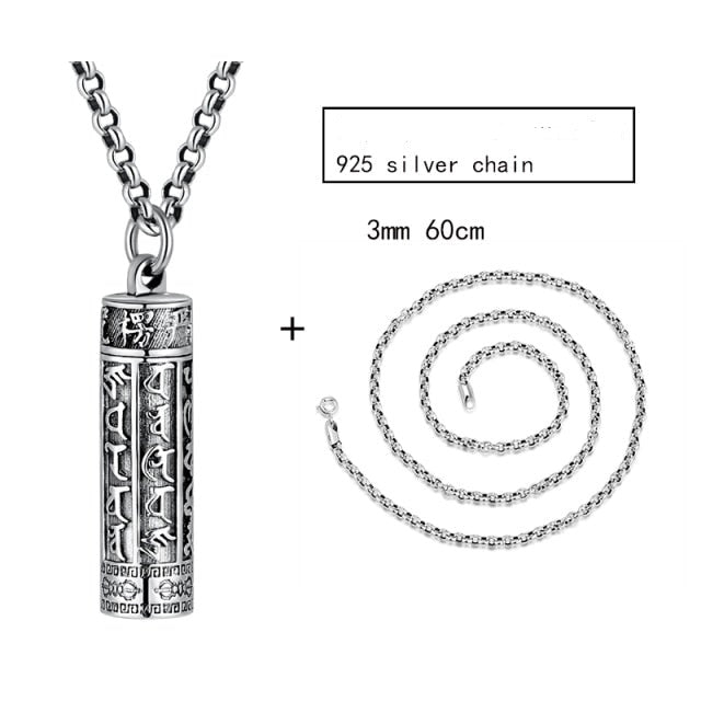 mantra necklace size