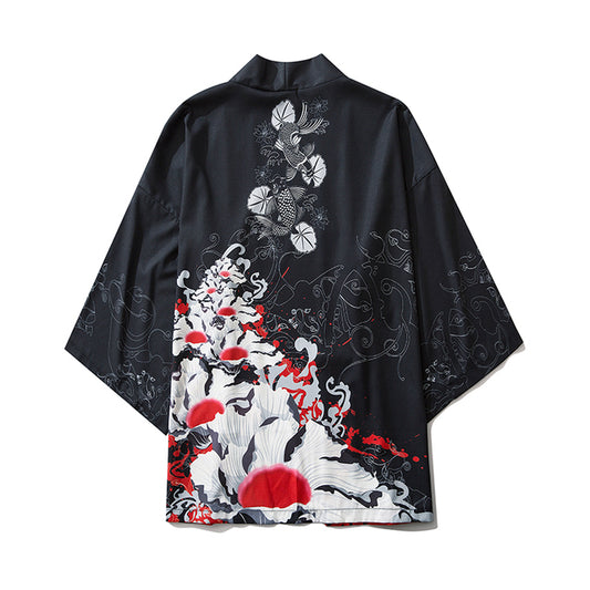 koi fish samurai kimono