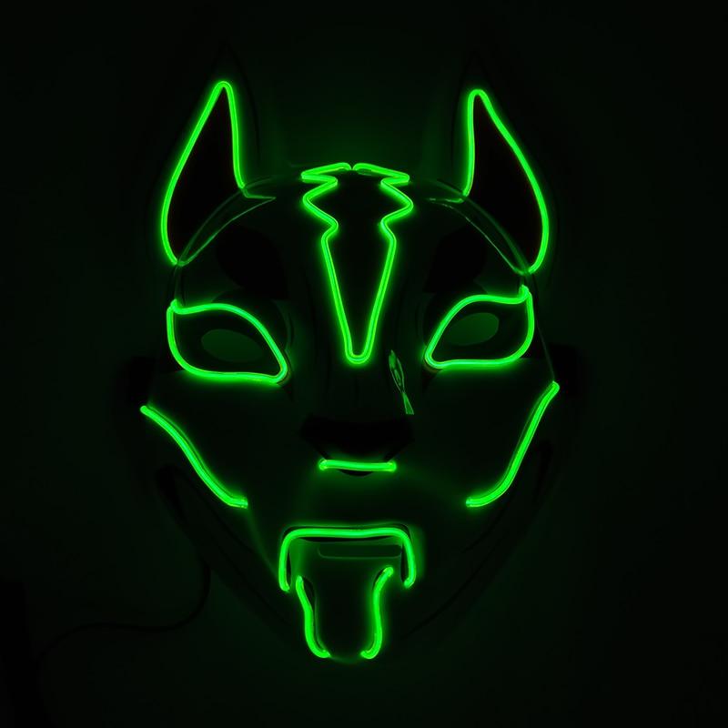 green led mask