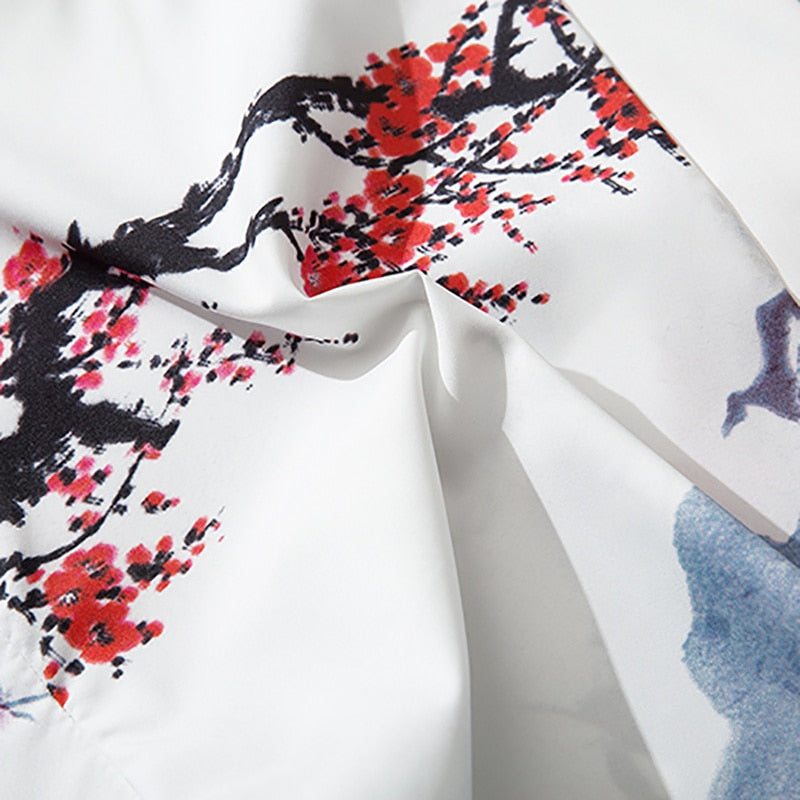 wolf design haori