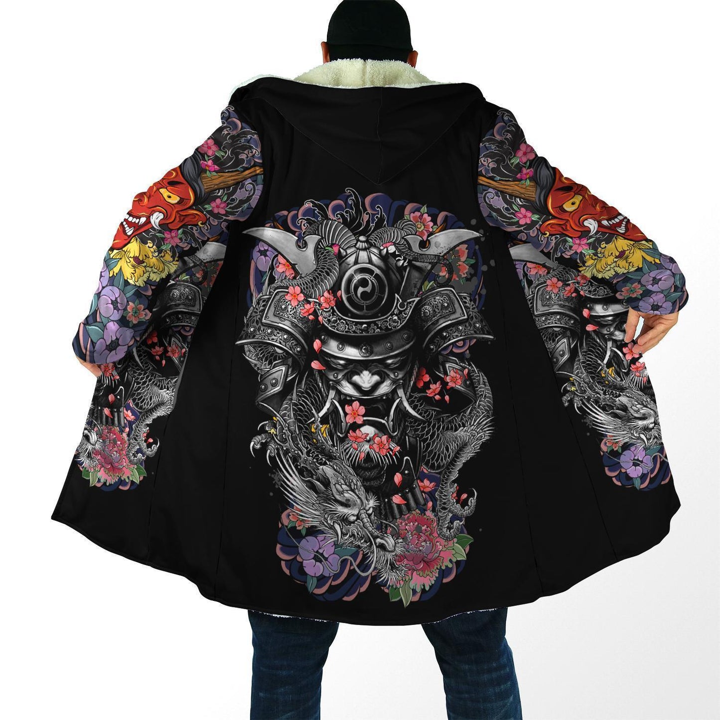 hannya demon hoodie
