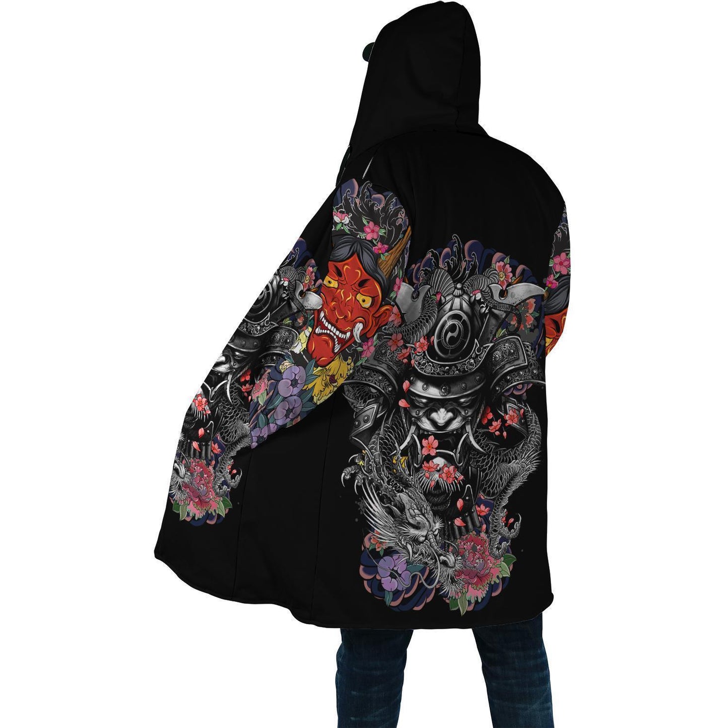 hannya demon hoodie