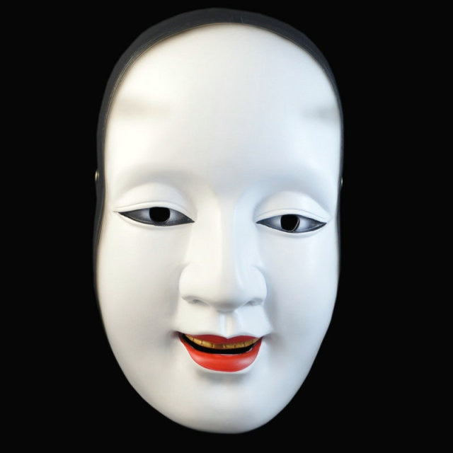 Japanese Noh Mask White