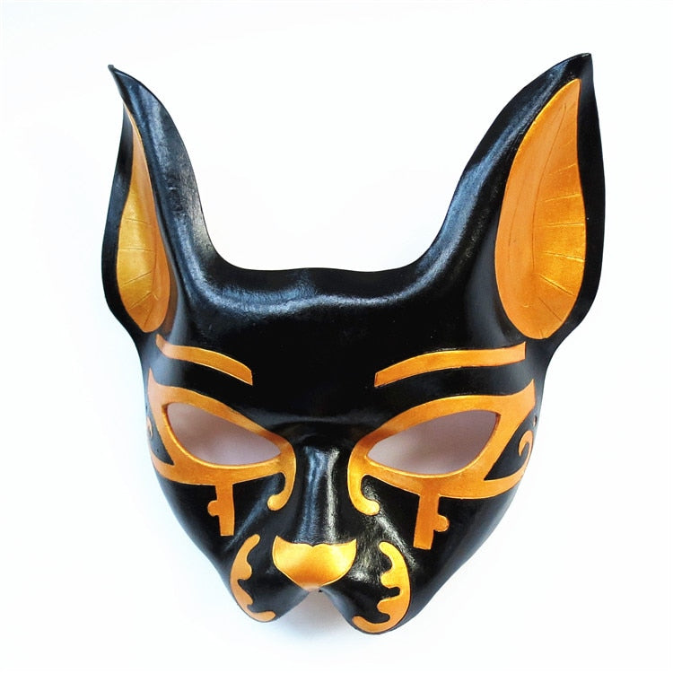 cat kitsune mask
