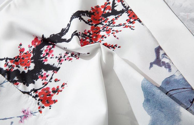 wolf design haori