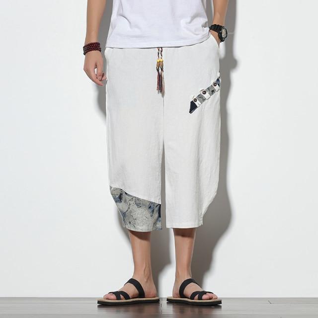 white kimono pant