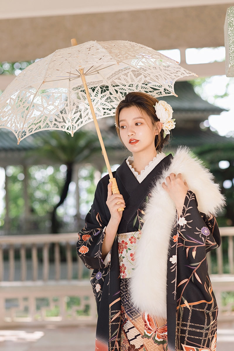 butterfly prints kimono