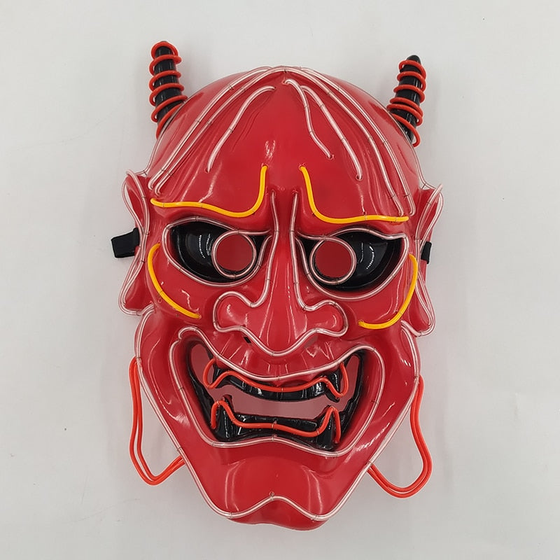 led hannya mask