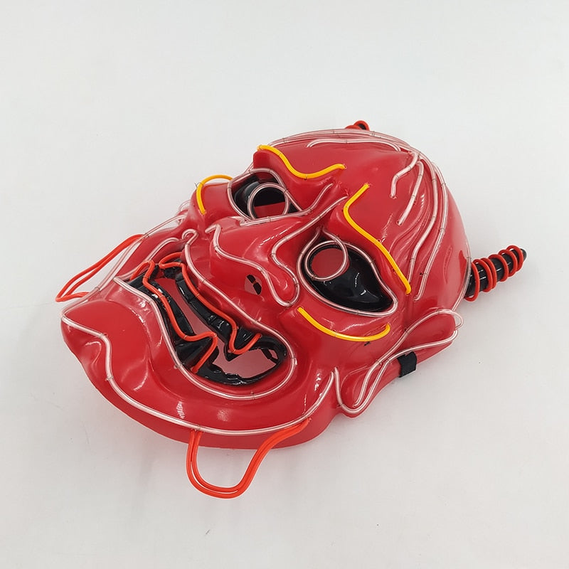 led hannya mask