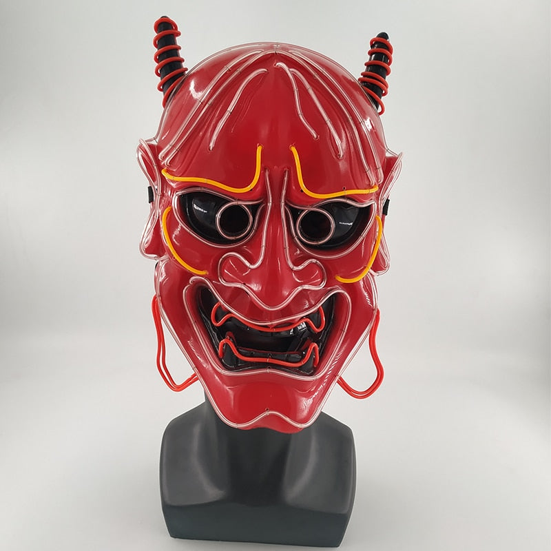 led hannya mask