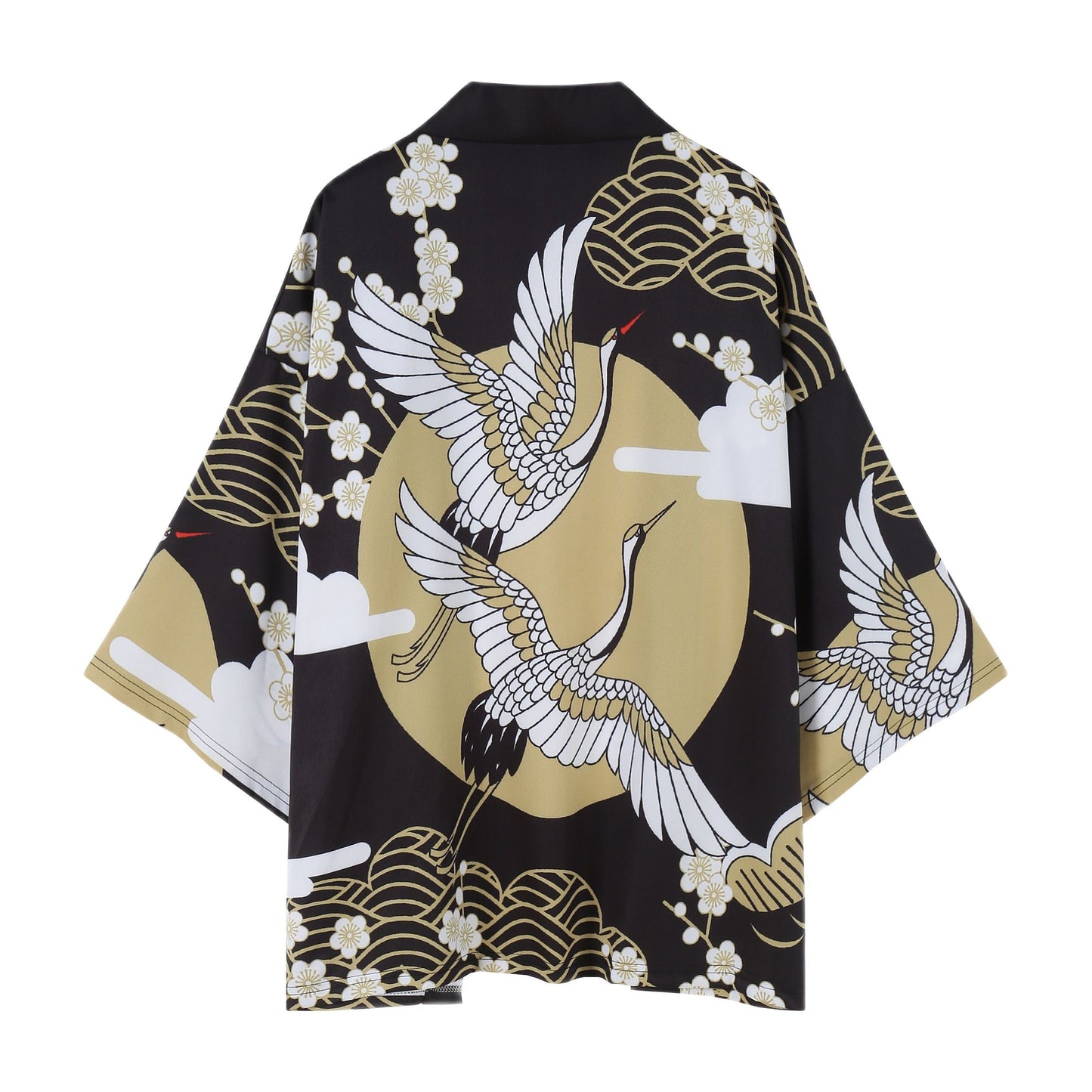 haori jacket crane