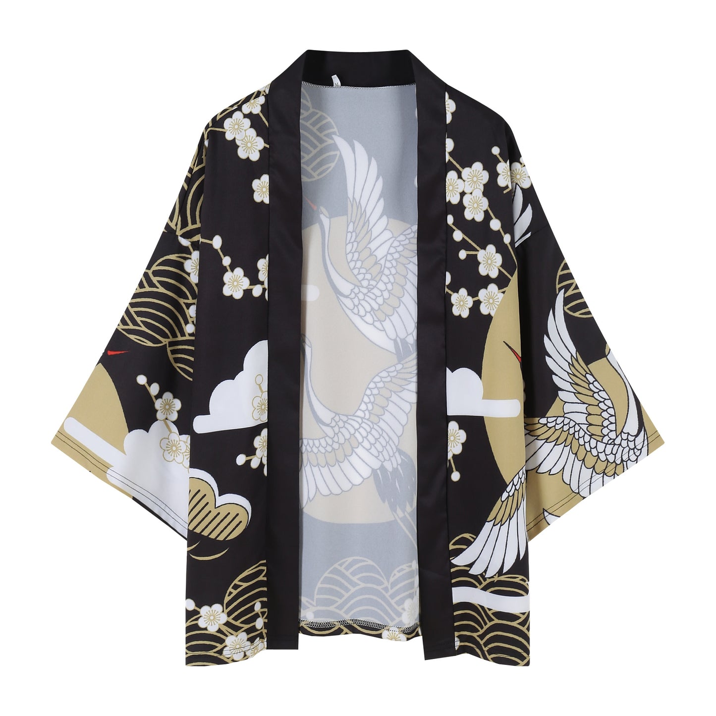 haori jacket crane