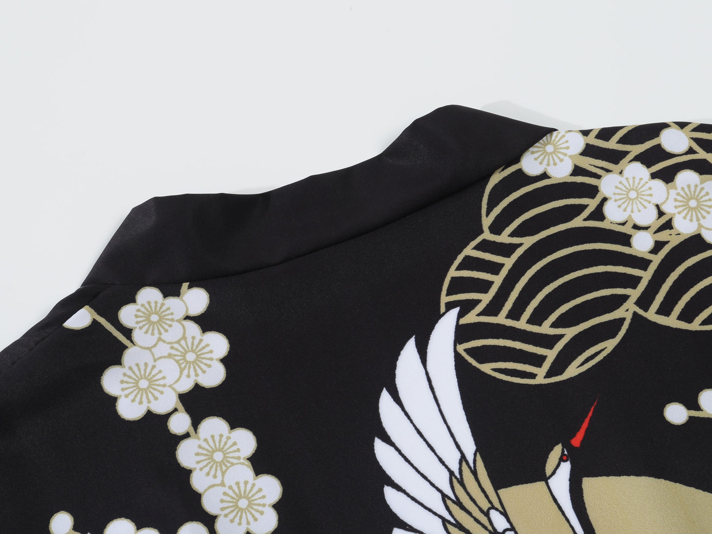 haori jacket crane